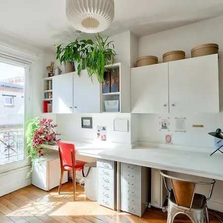 Cozy T2, 1bdr, 2p, 18, Canal St-martin *
